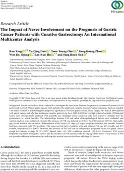 The Impact of Nerve Involvement on the Prognosis of Gastric Cancer Patients with Curative Gastrectomy: An International Multicenter Analysis ...