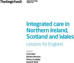 Integrated care in Northern Ireland, Scotland and Wales - Lessons for England Authors Chris Ham Deirdre Heenan Marcus Longley David R Steel - The ...