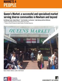 PEOPLE MARKETS 4 - Understanding and Enhancing the ...