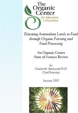 Elevating Antioxidant Levels in Food through Organic Farming and Food Processing - An Organic Center State of Science Review