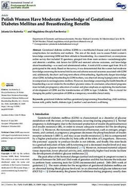 Polish Women Have Moderate Knowledge of Gestational Diabetes Mellitus and Breastfeeding Benefits