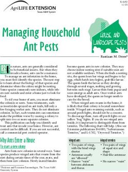Managing Household Ant Pests - IPM Experience House