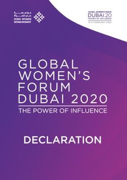 DECLARATION - Global Women's Forum Dubai