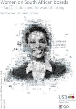Women on South African boards-facts, fiction and forward thinking Section one: facts and fiction - Stellenbosch Business ...