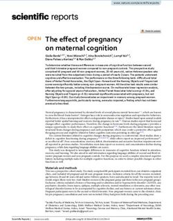 The effect of pregnancy on maternal cognition - Nature