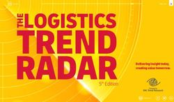 RADAR5th Edition Delivering insight today, creating value tomorrow - Detecon International GmbH