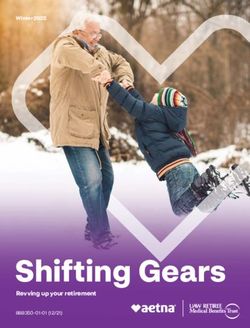 Shifting Gears Revving up your retirement - Winter 2022 - Aetna Medicare