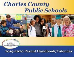 Charles County Public Schools - 2019-2020 Parent Handbook/Calendar - Charles County Public ...