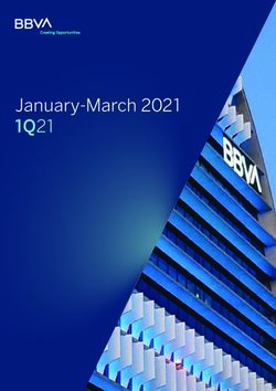 January-March 2021 1Q21 - BBVA
