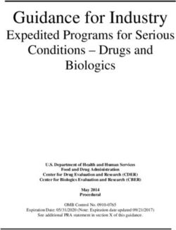 Guidance For Industry - Expedited Programs For Serious Conditions ...