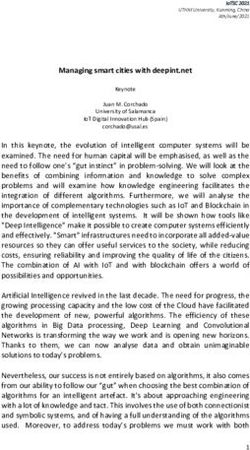 Managing smart cities with deepint.net