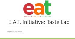 E.A.T. Initiative: Taste Lab - JASMINE OLVANY