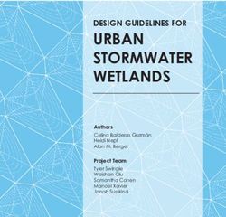 URBAN STORMWATER WETLANDS - DESIGN GUIDELINES FOR - Authors - MIT Center for Advanced Urbanism