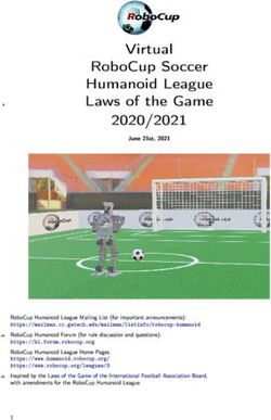 Virtual RoboCup Soccer Humanoid League Laws of the Game 2020/2021
