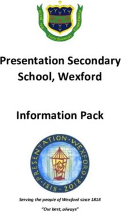 Presentation Secondary School, Wexford Information Pack - Serving the people of Wexford since 1818 "Our best, always" - Presentation Secondary ...