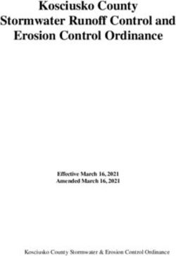 Kosciusko County Stormwater Runoff Control and Erosion Control Ordinance