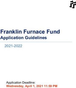 Franklin Furnace Fund - Application Guidelines 2021-2022