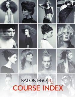 COURSE INDEX - Salon Pro RX