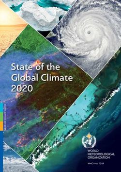 State of the Global Climate 2020 - WMO-No. 1264 - WMO Library