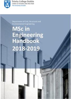 MSc in Engineering Handbook 2018-2019 - Department of Civil, Structural and Environmental Engineering - Trinity College Dublin
