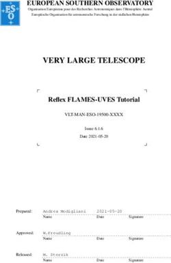 VERY LARGE TELESCOPE EUROPEAN SOUTHERN OBSERVATORY