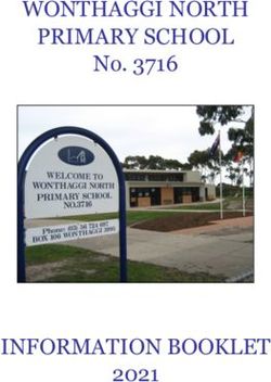 WONTHAGGI NORTH PRIMARY SCHOOL - INFORMATION BOOKLET - No. 3716 2021