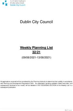 Dublin City Council Weekly Planning List 32/21