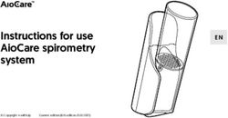 Instructions for use AioCare spirometry system - EN