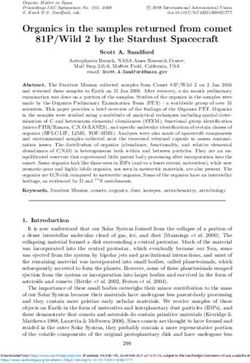 Organics in the samples returned from comet 81P/Wild 2 by the Stardust Spacecraft