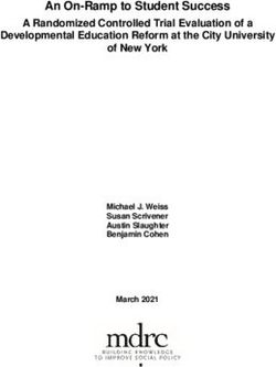 An On-Ramp to Student Success - A Randomized Controlled Trial Evaluation of a Developmental Education Reform at the City University of New York - MDRC
