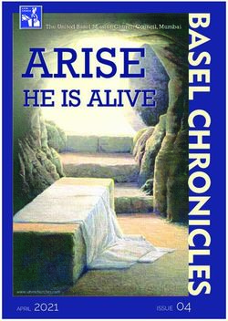 APRIL 2021 - The United Basel Mission Church Council, Mumbai - UBM Church Mumbai