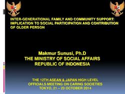 Makmur Sunusi, Ph.D THE MINISTRY OF SOCIAL AFFAIRS REPUBLIC OF INDONESIA