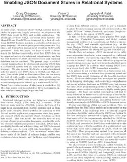 Enabling JSON Document Stores in Relational Systems