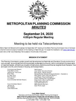 METROPOLITAN PLANNING COMMISSION - MINUTES