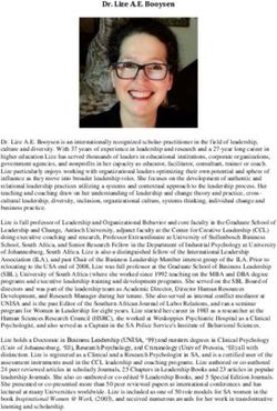 Dr. Lize A.E. Booysen - Antioch University