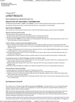 LATEST RESULTS - Irish Residential Properties REIT plc