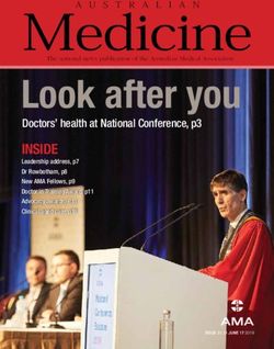Look after you Doctors' health at National Conference, p3 - Australian Medical Association