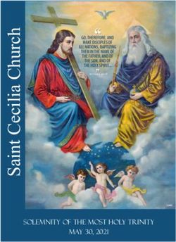 Solemnity of the Most Holy Trinity May 30, 2021 - cloudfront.net