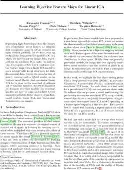 Learning Bijective Feature Maps for Linear ICA