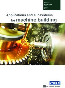 For machine building Applications and subsystems - Pressure Temperature Level Force Flow - Wika