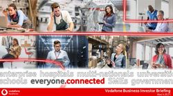 Vodafone Business Investor Briefing - March 2021 - Vodafone IR
