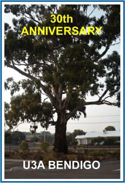 ANNIVERSARY - U3A BENDIGO - 30th