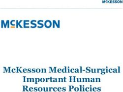 MCKESSON MEDICAL-SURGICAL IMPORTANT HUMAN RESOURCES POLICIES