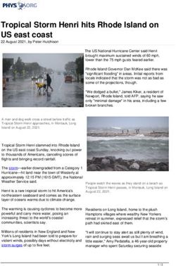 Tropical Storm Henri hits Rhode Island on US east coast