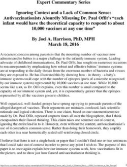 Expert Commentary Series Ignoring Context and a Lack of Common Sense: Antivaccinationists Absurdly Misusing Dr. Paul Offit's "each infant would ...