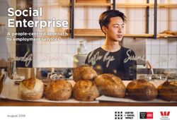 Social Enterprise SOCIAL ENTERPRISE: CREATING EMPLOYMENT PATHWAYS OUT OF DISADVANTAGE - Centre for Social Impact