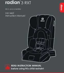 Radian 3 RXT - READ INSTRUCTION MANUAL before using this child restraint - Diono