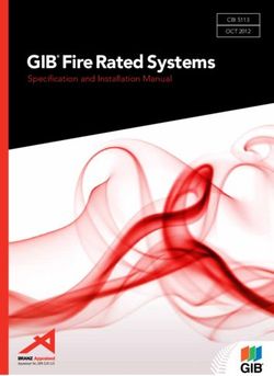 GIB Fire Rated Systems - Specification and Installation Manual CBI 5113 OCT 2012