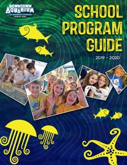 School Program Guide 2019 2020 - Aquarium Restaurants
