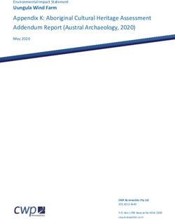 Appendix K: Aboriginal Cultural Heritage Assessment Addendum Report (Austral Archaeology, 2020) - Uungula Wind Farm - Major Projects